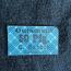 50 pfennig connected playing card black on light blue