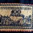 Bielefeld 1921 100 mark silk with embroided scalloped edge
