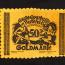 Bielefeld 1923 50 gold mark velvet yellow wide pinked edge