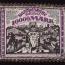 Bielefeld 1923 Silk 10000 Mark with metallic bronze and lilac fancy trim border