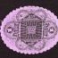 Bielefeld 1923 velvet purple 4,20 Goldmark 1 dollar