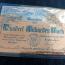 Notgeld 1923 Teningen 100 milliarden mark Aluminium foil gold with number