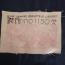 Bielefeld 500 marks silk gold coloured undated sample