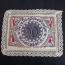 Bielefeld 1922 50 marks silk white bordered with a beautiful white tip