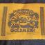 Bielefeld 1923 50 gold marks velvet brown-yellow with jagged edge and circular stamp