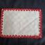 Bielefeld 1921 100 mark linen with checkerboard pattern red embroidered border